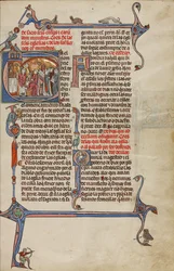 Initiaal C- Een Priester die de Mis viert